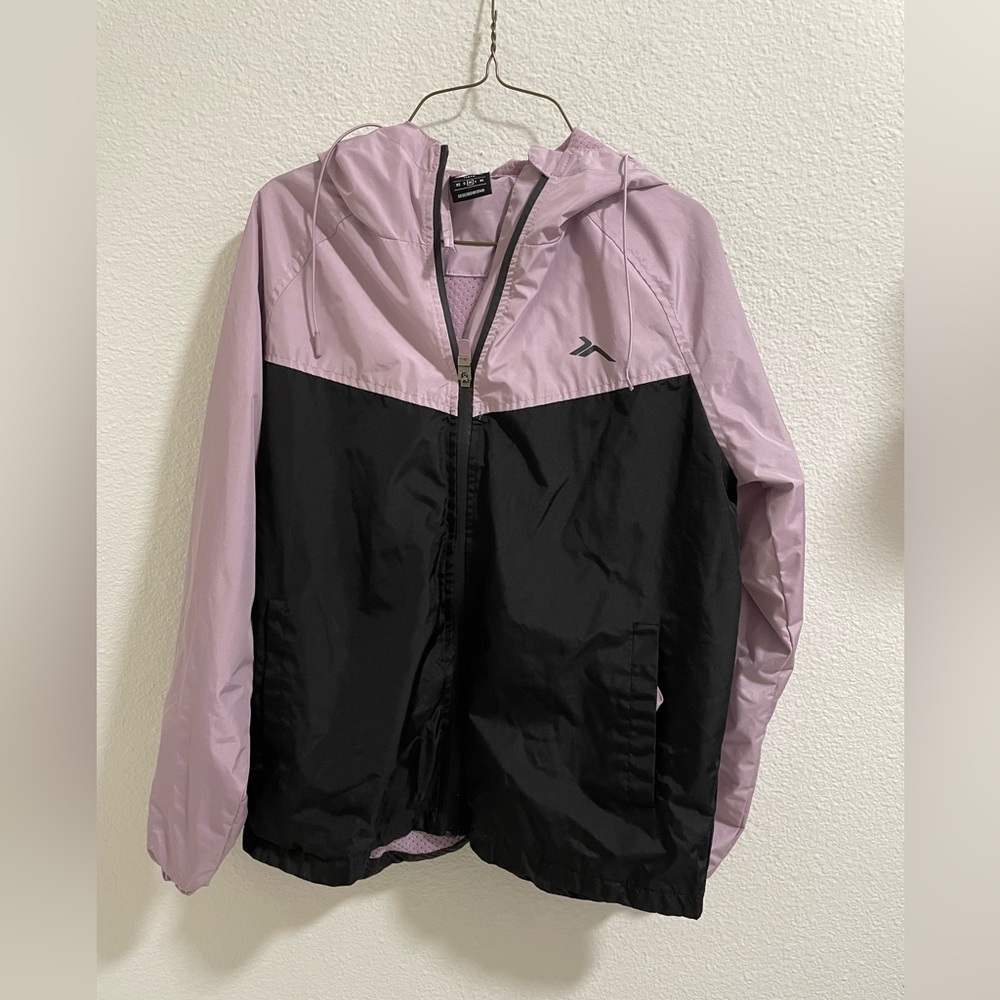 Tenth Purple and Black rain Jacket